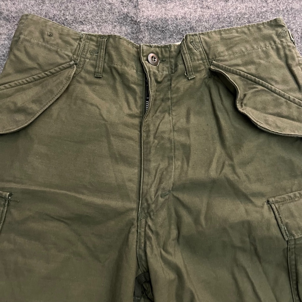URBAN OUTFITTERS 2006 Urban Renewal Green M-65 Field Trouser Cargo Shorts SMALL - Picture 2 of 12